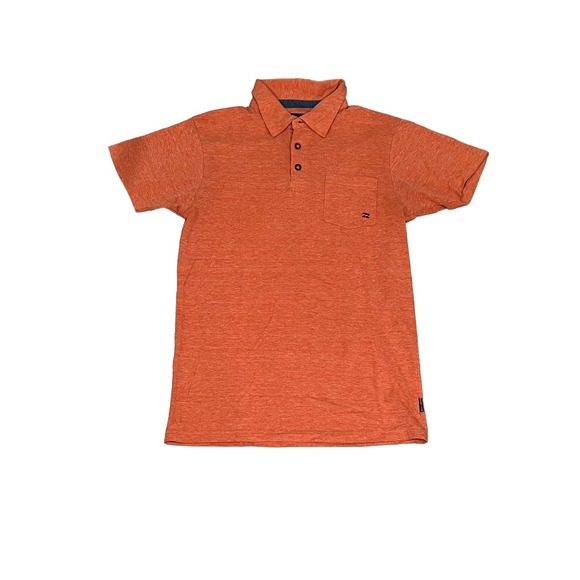 Billabong Golf Shirt,‎ Orange, S, #572-U - Picture 2 of 5
